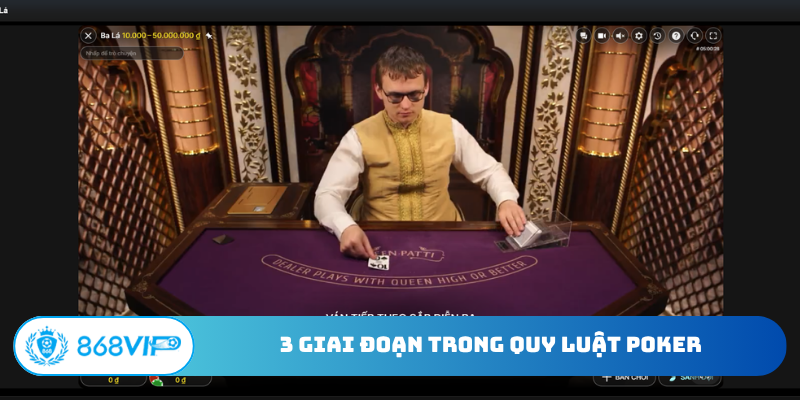 3 giai đoạn trong quy luật Poker chuyên nghiệp