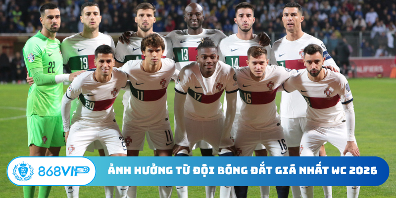 Ảnh hưởng từ đội bóng đắt giá nhất WC 2026