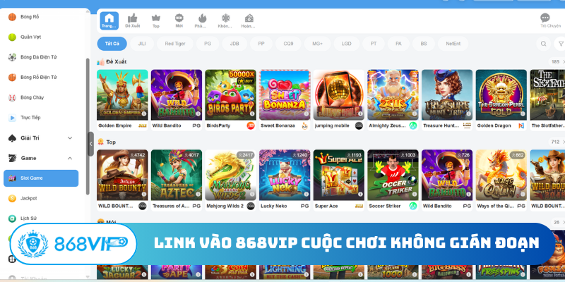 Link vào 868Vip cho cuộc chơi không gián đoạn