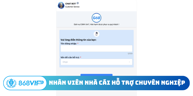 Nhân viên nhà cái hỗ trợ chuyên nghiệp